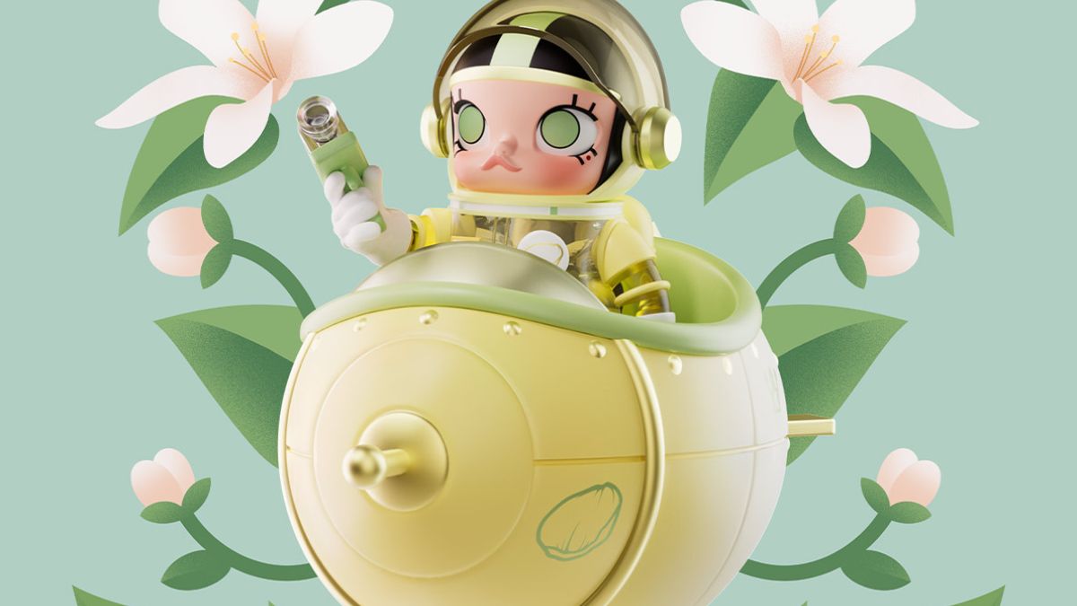 ポップマート Space Molly Blooming Sampaguita Pop Mart Mega Space Molly Blooming Series Jasmin Sampaguita